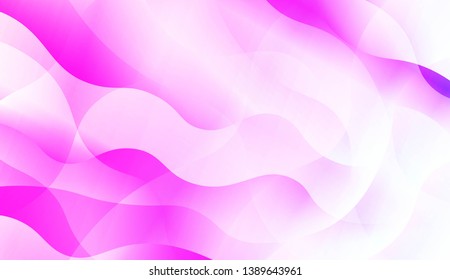 Wave Abstract Background. For Flyer, Brochure, Booklet And Websites Design Vector Illustration with Color Gradient