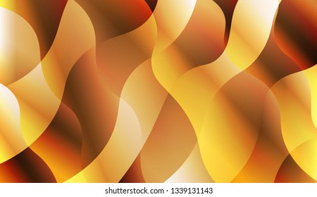 Wave Abstract Background. For Futuristic Ad, Booklets. Vector Illustration with Color Gradient.