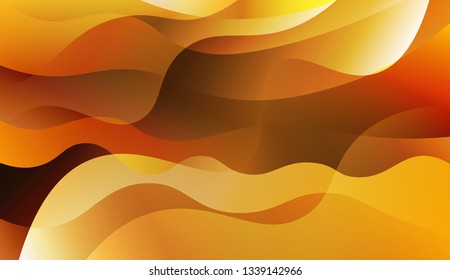 Wave Abstract Background. For Futuristic Ad, Booklets. Vector Illustration with Color Gradient.