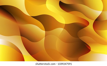 Wave Abstract Background. For Futuristic Ad, Booklets. Vector Illustration with Color Gradient.