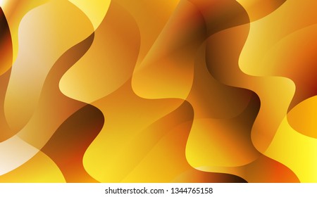 Wave Abstract Background. For Futuristic Ad, Booklets. Vector Illustration with Color Gradient.