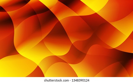 Wave Abstract Background. For Futuristic Ad, Booklets. Vector Illustration with Color Gradient.