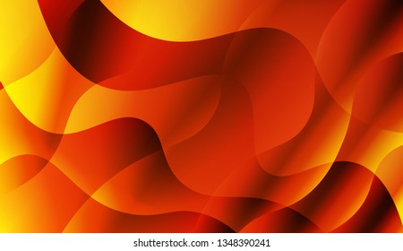 Wave Abstract Background. For Futuristic Ad, Booklets. Vector Illustration with Color Gradient.
