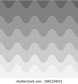 Wave abstract background gray color tone vector design