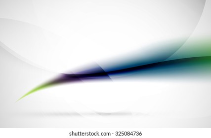 Wave abstract background, green blue and purple colors. Business or hi-tech presentation template or advertising layout