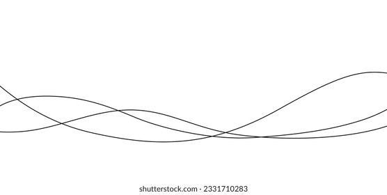 wave abstract background with line