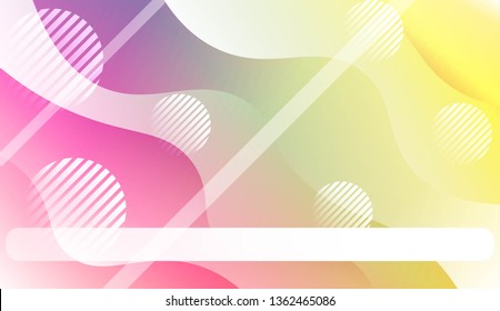 Wave Abstract Background with line, geometric shape. For Your Design landing page, Banner, Cover Page. Vector Illustration.