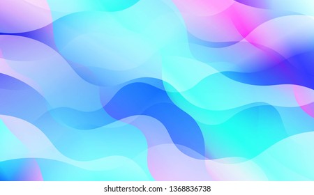 Wave Abstract Background with line, geometric shape. Creative Gradient Background. For Greeting Card, Brochure, Banner Calendar. Vector Illustration