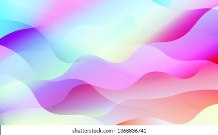 Wave Abstract Background with line, geometric shape. Creative Gradient Background. For Greeting Card, Brochure, Banner Calendar. Vector Illustration