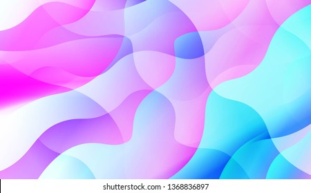 Wave Abstract Background with line, geometric shape. Creative Gradient Background. For Greeting Card, Brochure, Banner Calendar. Vector Illustration