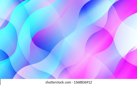 Wave Abstract Background with line, geometric shape. Creative Gradient Background. For Greeting Card, Brochure, Banner Calendar. Vector Illustration