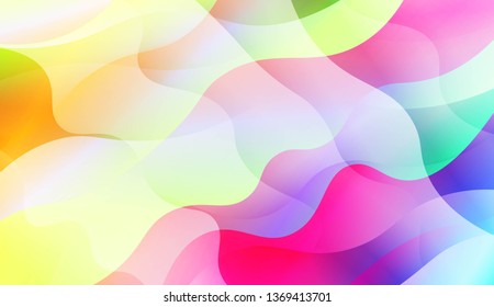Wave Abstract Background with line, geometric shape. Creative Gradient Background. For Greeting Card, Brochure, Banner Calendar. Vector Illustration