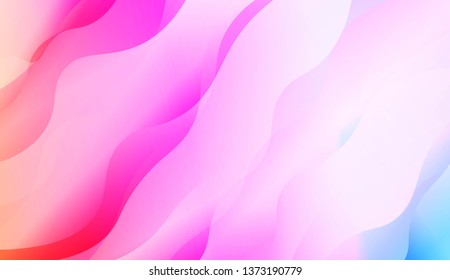 Wave Abstract Background with line, geometric shape. Creative Gradient Background. For Greeting Card, Brochure, Banner Calendar. Vector Illustration