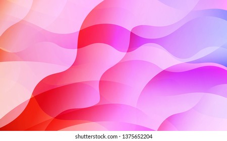 Wave Abstract Background with line, geometric shape. Creative Gradient Background. For Greeting Card, Brochure, Banner Calendar. Vector Illustration