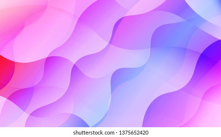 Wave Abstract Background with line, geometric shape. Creative Gradient Background. For Greeting Card, Brochure, Banner Calendar. Vector Illustration
