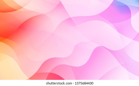 Wave Abstract Background with line, geometric shape. Creative Gradient Background. For Greeting Card, Brochure, Banner Calendar. Vector Illustration