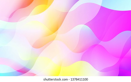 Wave Abstract Background with line, geometric shape. Creative Gradient Background. For Greeting Card, Brochure, Banner Calendar. Vector Illustration