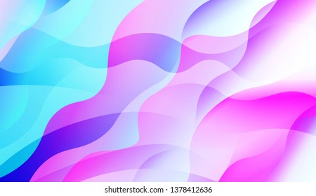 Wave Abstract Background with line, geometric shape. Creative Gradient Background. For Greeting Card, Brochure, Banner Calendar. Vector Illustration