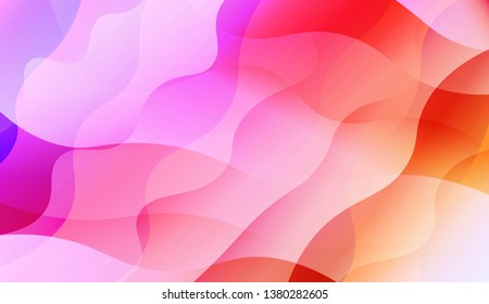 Wave Abstract Background with line, geometric shape. Creative Gradient Background. For Greeting Card, Brochure, Banner Calendar. Vector Illustration