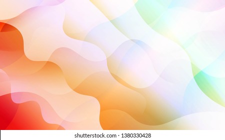Wave Abstract Background with line, geometric shape. Creative Gradient Background. For Greeting Card, Brochure, Banner Calendar. Vector Illustration