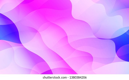 Wave Abstract Background with line, geometric shape. Creative Gradient Background. For Greeting Card, Brochure, Banner Calendar. Vector Illustration