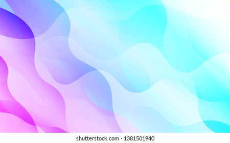 Wave Abstract Background with line, geometric shape. Creative Gradient Background. For Greeting Card, Brochure, Banner Calendar. Vector Illustration