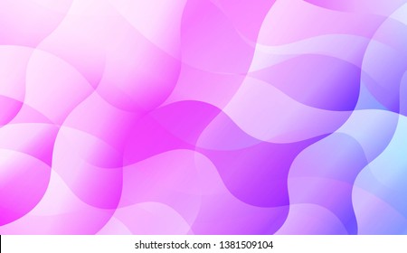 Wave Abstract Background with line, geometric shape. Creative Gradient Background. For Greeting Card, Brochure, Banner Calendar. Vector Illustration