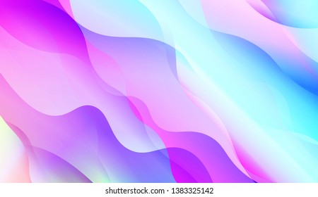 Wave Abstract Background with line, geometric shape. Creative Gradient Background. For Greeting Card, Brochure, Banner Calendar. Vector Illustration