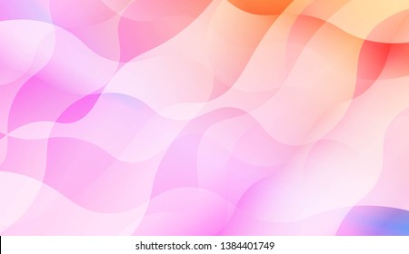 Wave Abstract Background with line, geometric shape. Creative Gradient Background. For Greeting Card, Brochure, Banner Calendar. Vector Illustration