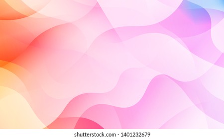 Wave Abstract Background with line, geometric shape. Creative Gradient Background. For Greeting Card, Brochure, Banner Calendar. Vector Illustration