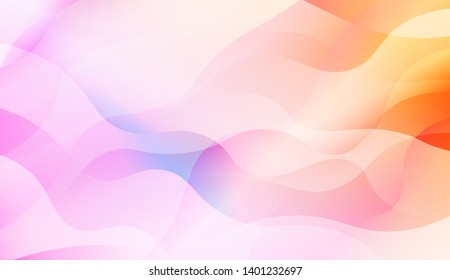 Wave Abstract Background with line, geometric shape. Creative Gradient Background. For Greeting Card, Brochure, Banner Calendar. Vector Illustration
