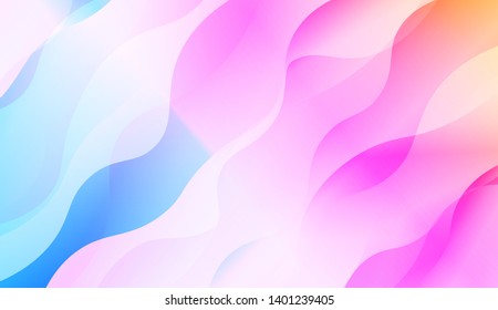 Wave Abstract Background with line, geometric shape. Creative Gradient Background. For Greeting Card, Brochure, Banner Calendar. Vector Illustration