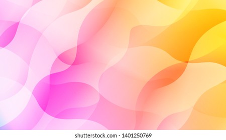 Wave Abstract Background with line, geometric shape. Creative Gradient Background. For Greeting Card, Brochure, Banner Calendar. Vector Illustration