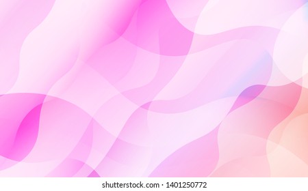 Wave Abstract Background with line, geometric shape. Creative Gradient Background. For Greeting Card, Brochure, Banner Calendar. Vector Illustration