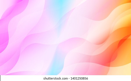 Wave Abstract Background with line, geometric shape. Creative Gradient Background. For Greeting Card, Brochure, Banner Calendar. Vector Illustration