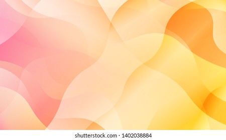 Wave Abstract Background with line, geometric shape. Creative Gradient Background. For Greeting Card, Brochure, Banner Calendar. Vector Illustration