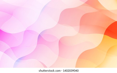 Wave Abstract Background with line, geometric shape. Creative Gradient Background. For Greeting Card, Brochure, Banner Calendar. Vector Illustration