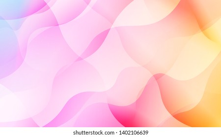 Wave Abstract Background with line, geometric shape. Creative Gradient Background. For Greeting Card, Brochure, Banner Calendar. Vector Illustration