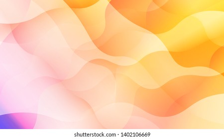 Wave Abstract Background with line, geometric shape. Creative Gradient Background. For Greeting Card, Brochure, Banner Calendar. Vector Illustration