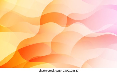 Wave Abstract Background with line, geometric shape. Creative Gradient Background. For Greeting Card, Brochure, Banner Calendar. Vector Illustration