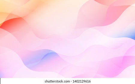 Wave Abstract Background with line, geometric shape. Creative Gradient Background. For Greeting Card, Brochure, Banner Calendar. Vector Illustration