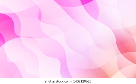 Wave Abstract Background with line, geometric shape. Creative Gradient Background. For Greeting Card, Brochure, Banner Calendar. Vector Illustration