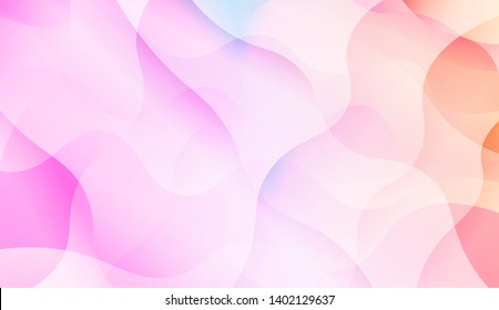 Wave Abstract Background with line, geometric shape. Creative Gradient Background. For Greeting Card, Brochure, Banner Calendar. Vector Illustration