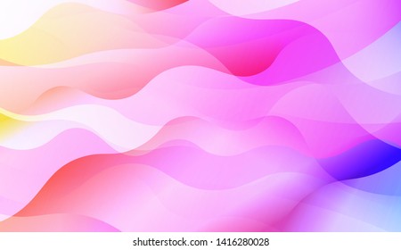 Wave Abstract Background with line, geometric shape. Creative Gradient Background. For Greeting Card, Brochure, Banner Calendar. Vector Illustration