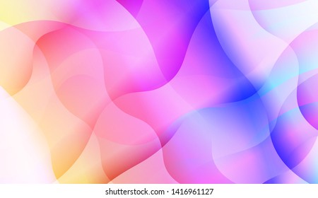 Wave Abstract Background with line, geometric shape. Creative Gradient Background. For Greeting Card, Brochure, Banner Calendar. Vector Illustration