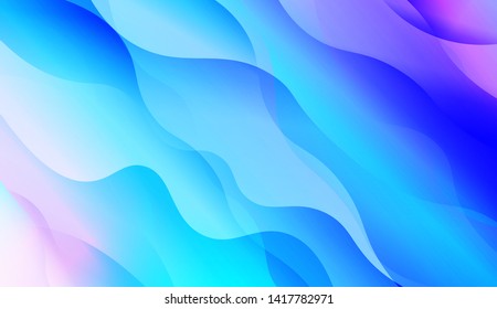 Wave Abstract Background with line, geometric shape. Creative Gradient Background. For Greeting Card, Brochure, Banner Calendar. Vector Illustration