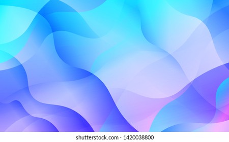 Wave Abstract Background with line, geometric shape. Creative Gradient Background. For Greeting Card, Brochure, Banner Calendar. Vector Illustration