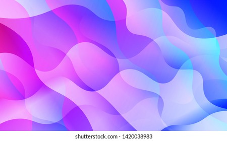 Wave Abstract Background with line, geometric shape. Creative Gradient Background. For Greeting Card, Brochure, Banner Calendar. Vector Illustration
