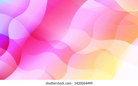 Wave Abstract Background with line, geometric shape. Creative Gradient Background. For Greeting Card, Brochure, Banner Calendar. Vector Illustration