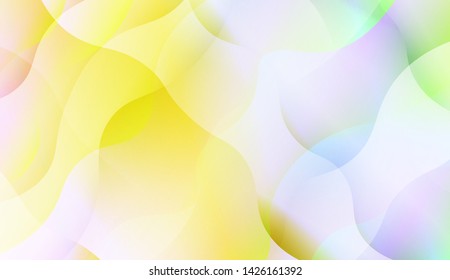 Wave Abstract Background with line, geometric shape. Creative Gradient Background. For Greeting Card, Brochure, Banner Calendar. Vector Illustration